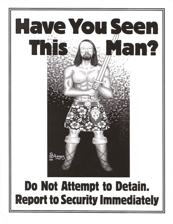 Second Ed Bryant morph of Program Book cover art, also done by Gary Hayes